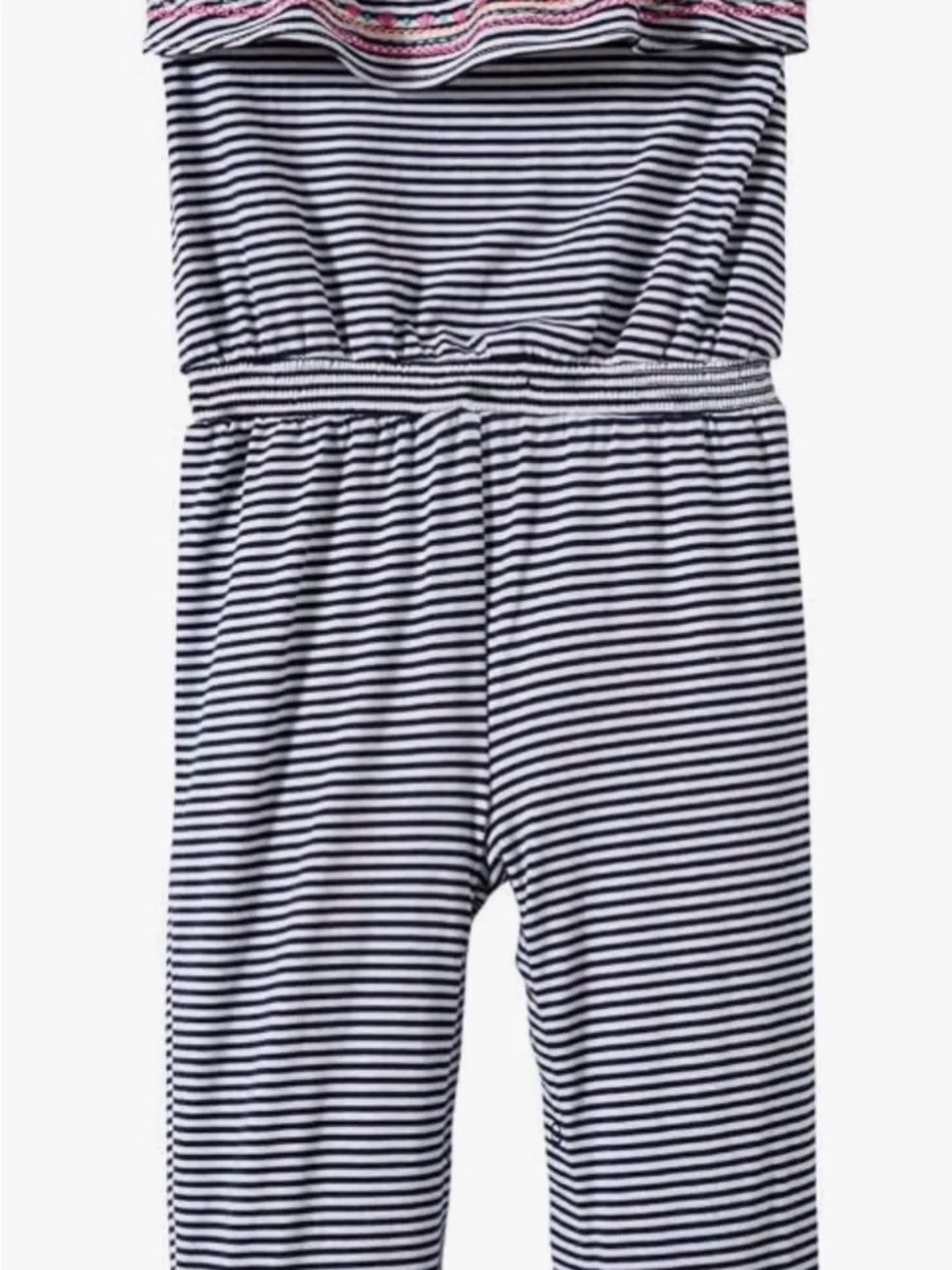 Carter's Navy and White Striped Girls One-Piece Bodysuit